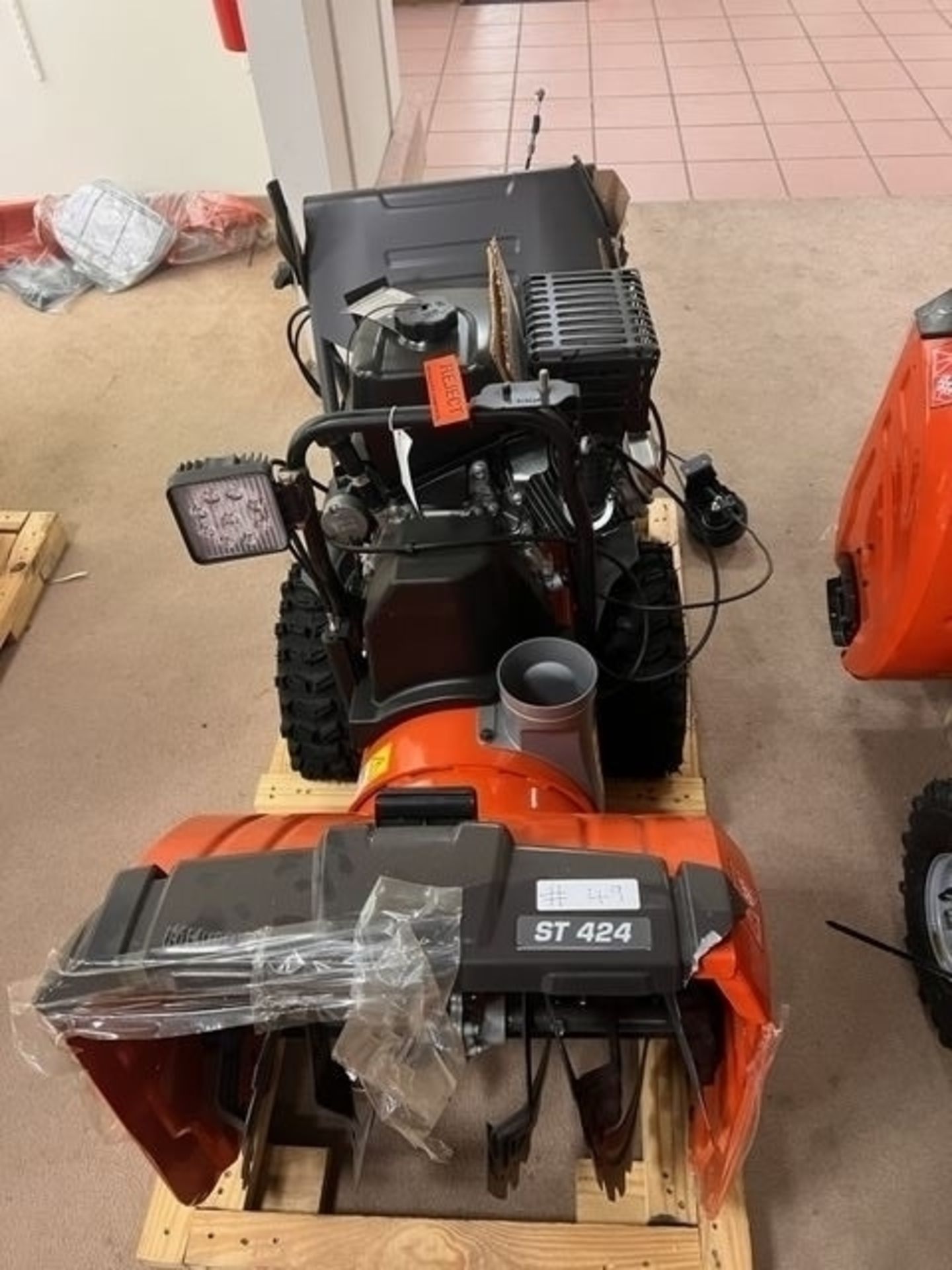 Husqvarna ST 424 Self Propelled Snow Blower - Approx. MSRP $2299 - Image 4 of 5