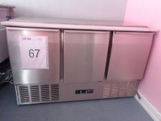 Blizzard 3 compartment refrigerated preperation cabinet