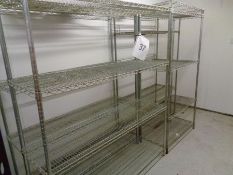 2 x storage racks as lotted