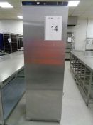 Adexa model S400R Stainless Steel Upright Refrigerator