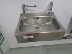 Stainless Steel hand wash station as lotted