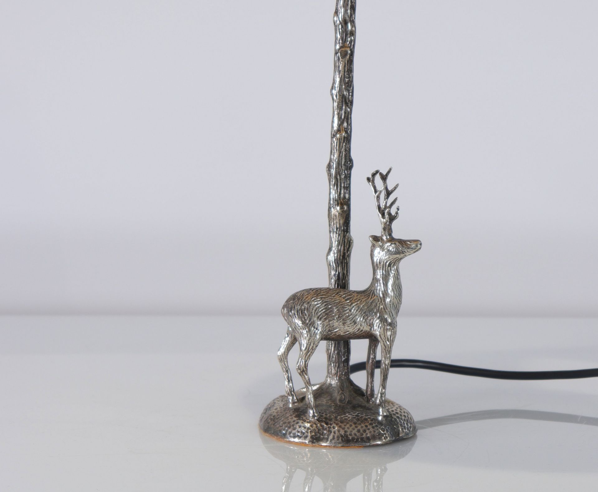 Valenti style desk lamp in silvered bronze - Bild 3 aus 3