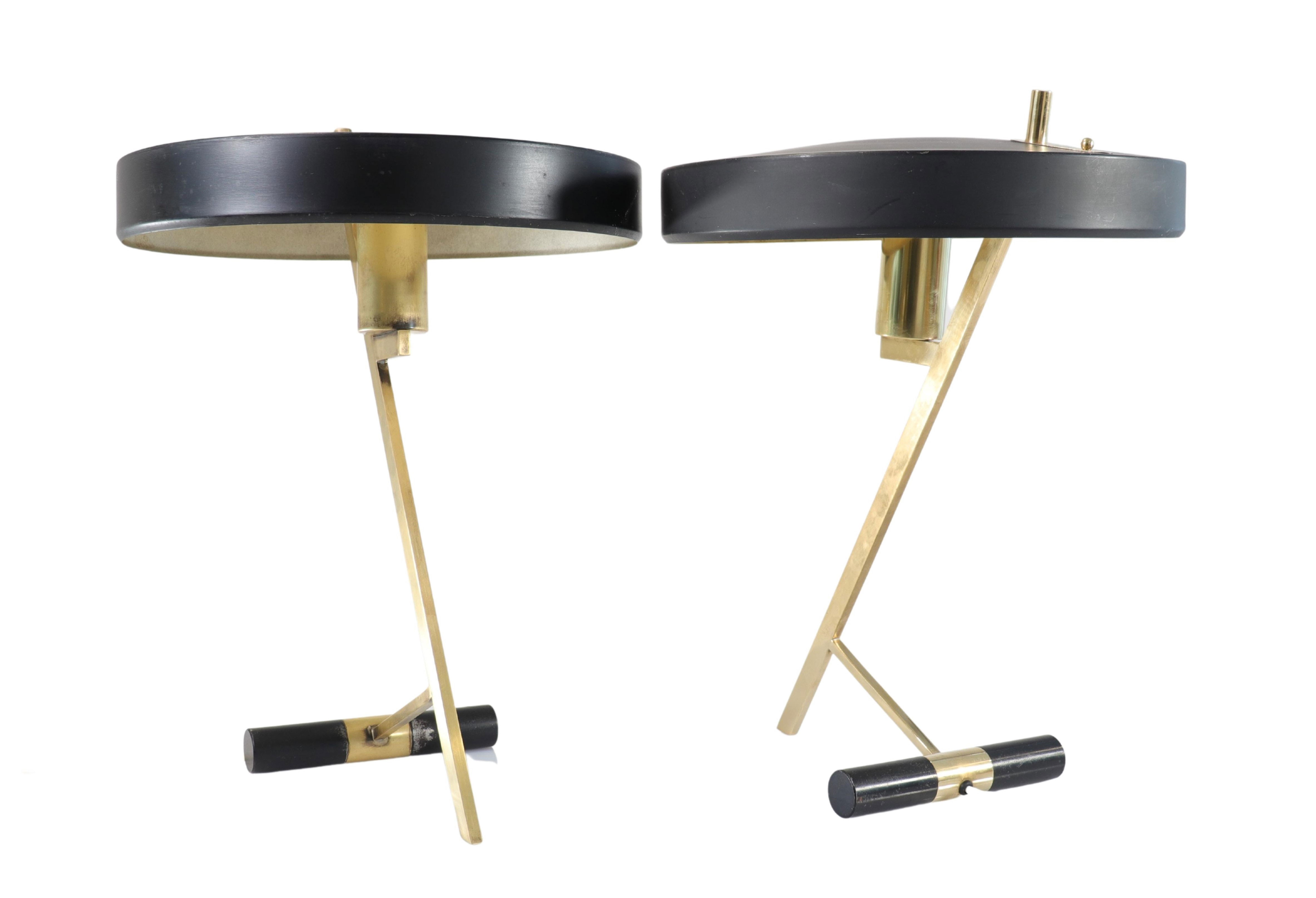 Louis KALFF (1897-1976) & PHILIPS (editor) - Pair of Z model table lamps - Image 2 of 4