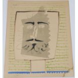 Pablo Picasso (1881-1973) - TETE DE FAUNE BARBU-6 stencils from the Women and Fauns portfolio print