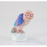 Herend Owl porcelain. Period XXth century