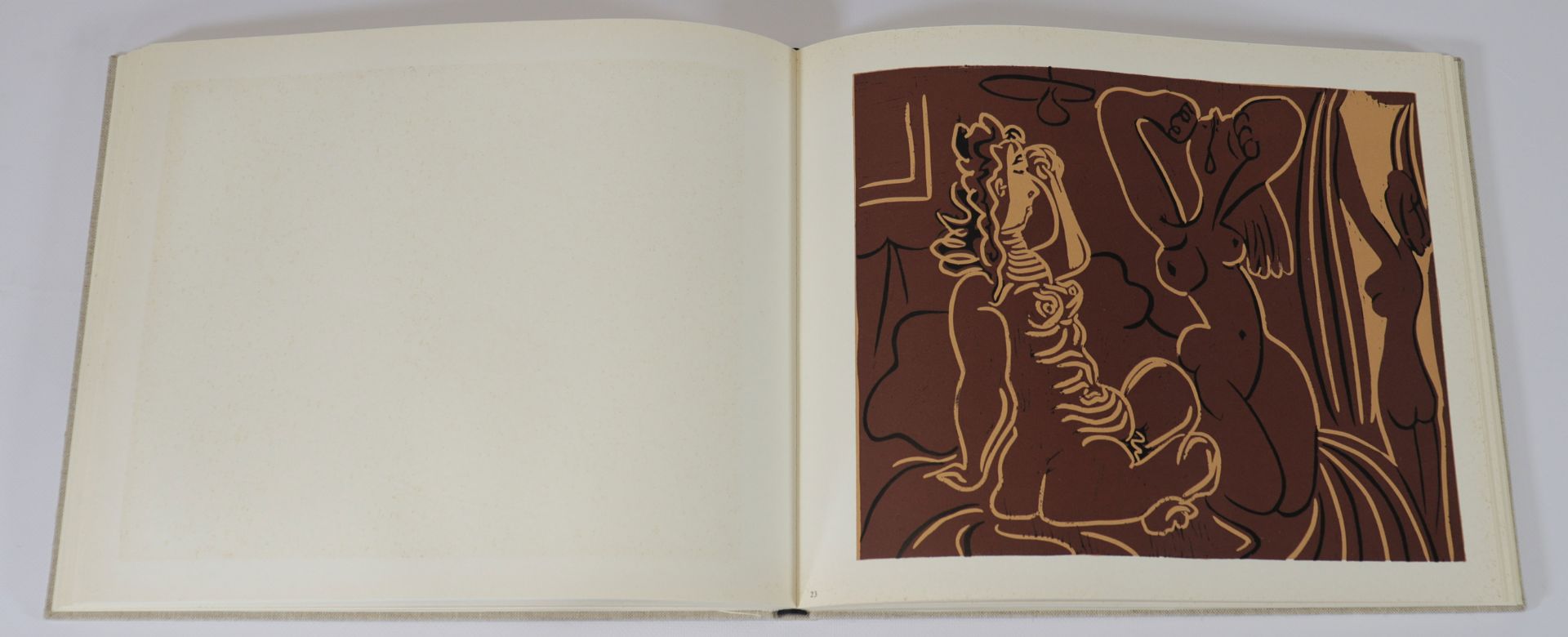 Pablo Picasso (1881-1973) - Bacchanals (complete with 45 linos) (1st edition) - Bild 7 aus 9