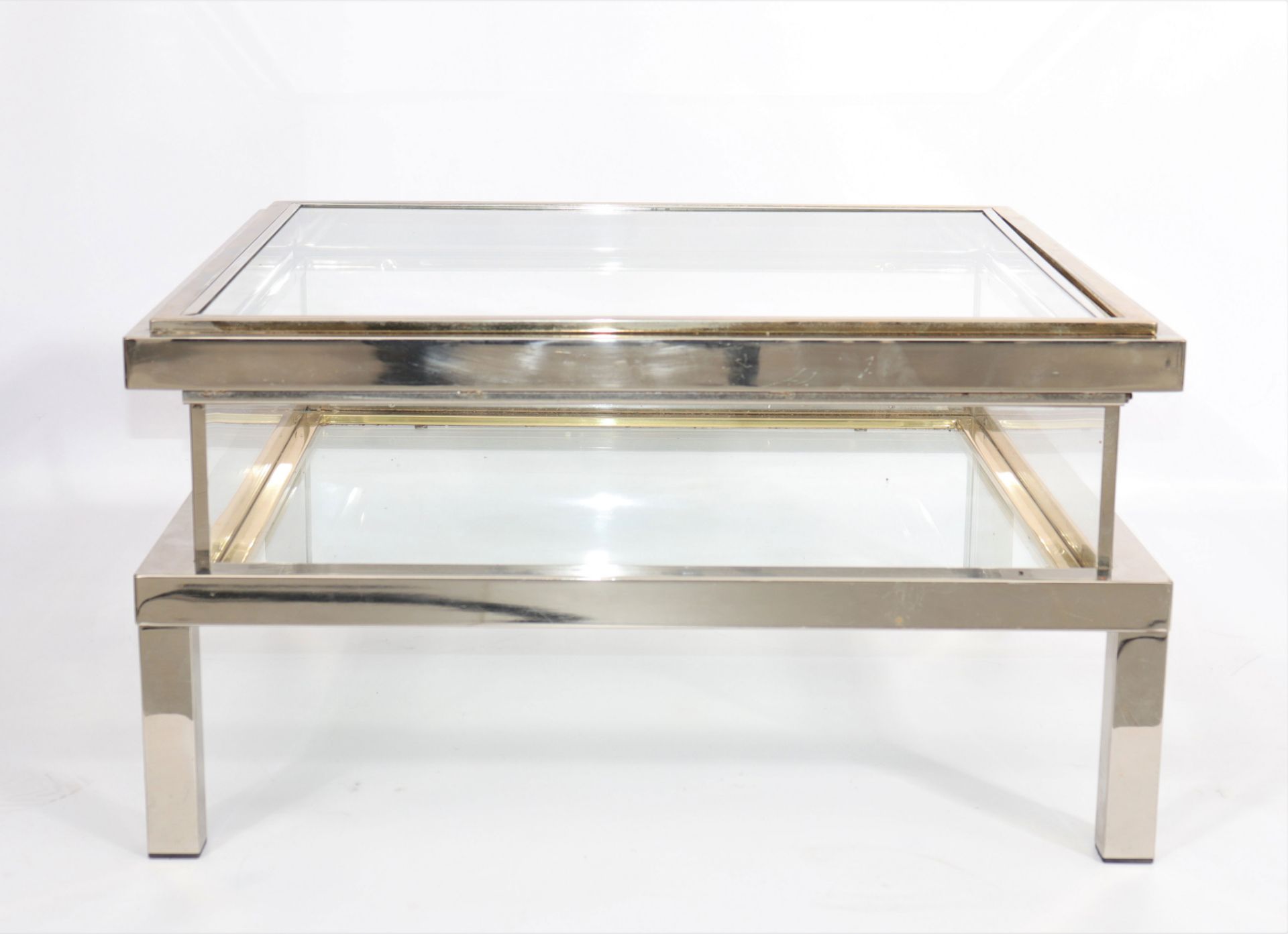 Maison Jansen rare coffee table with sliding top 1970 - Bild 6 aus 6