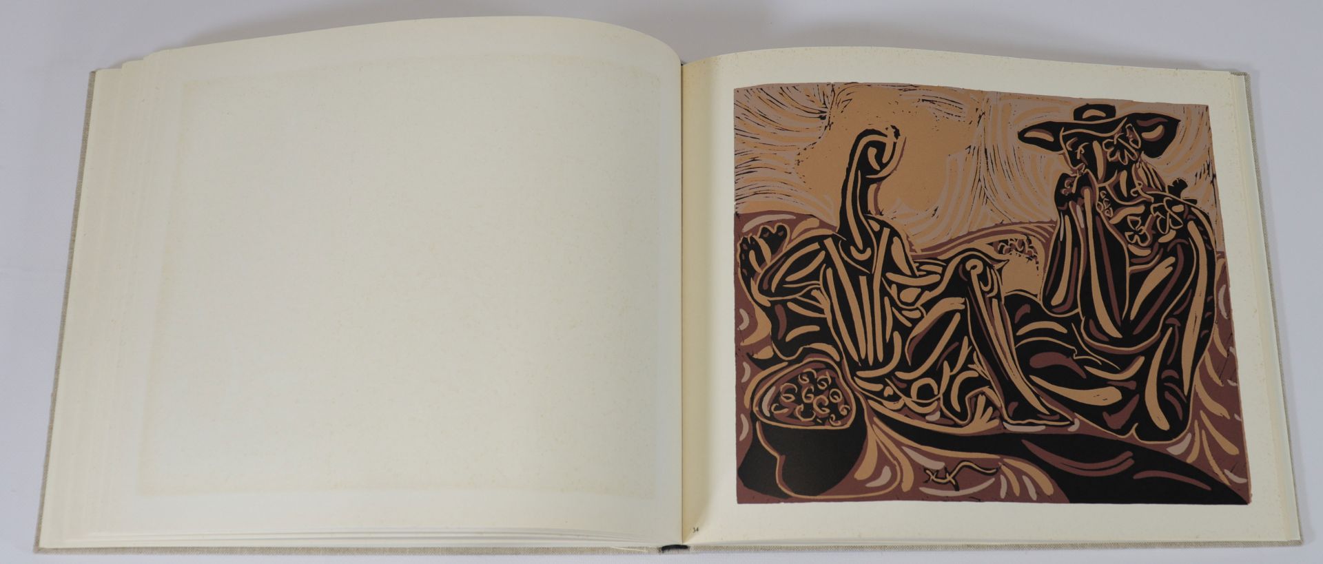 Pablo Picasso (1881-1973) - Bacchanals (complete with 45 linos) (1st edition) - Bild 8 aus 9