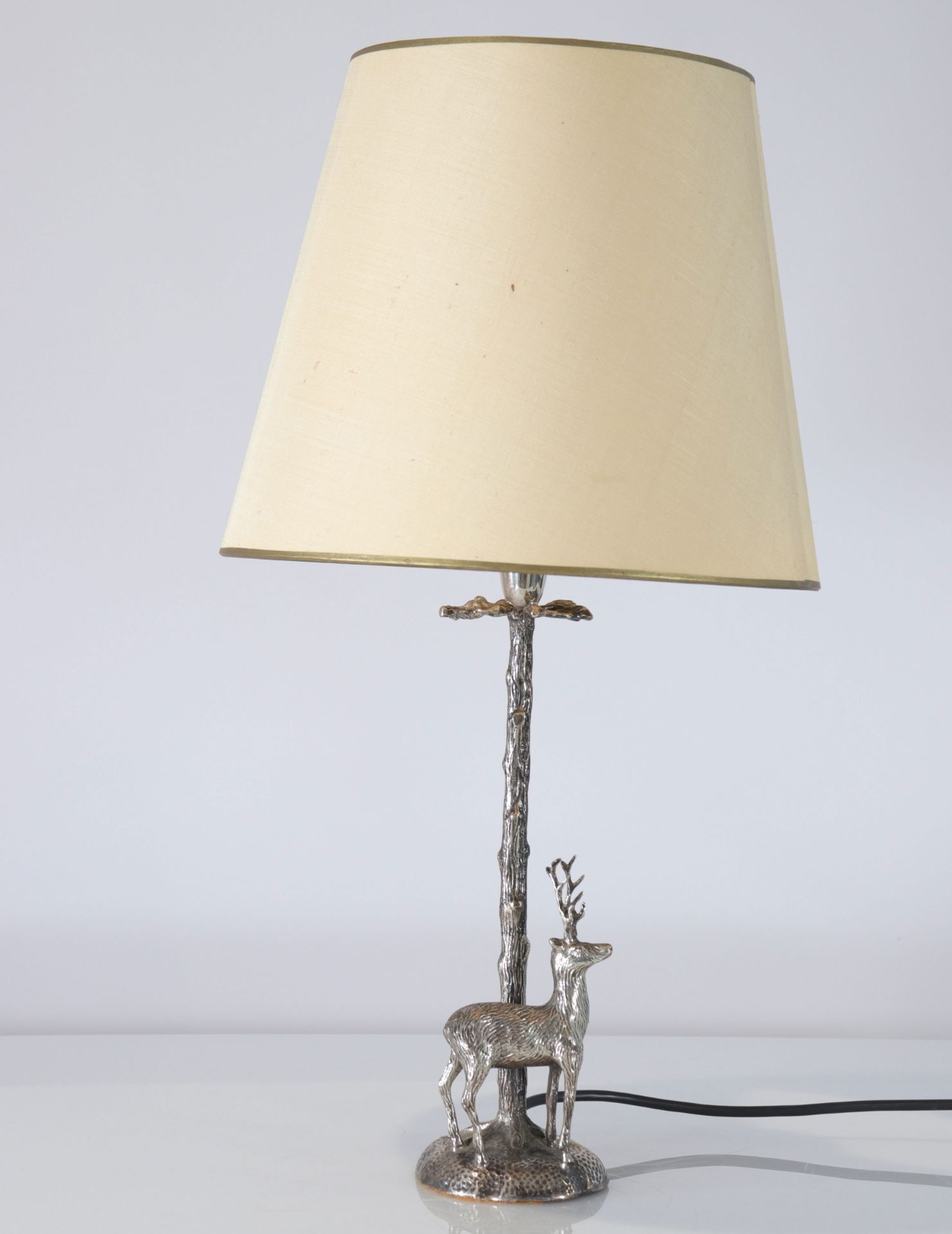 Valenti style desk lamp in silvered bronze - Bild 2 aus 3