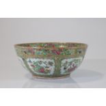 China canton porcelain basin 19th