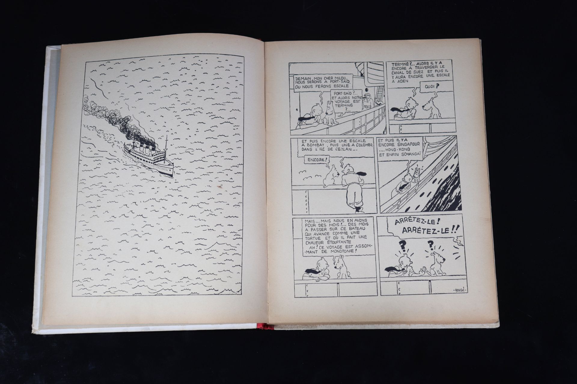 Tintin rare album first edition "cigars of the Pharaoh" from 1934 - Bild 5 aus 10