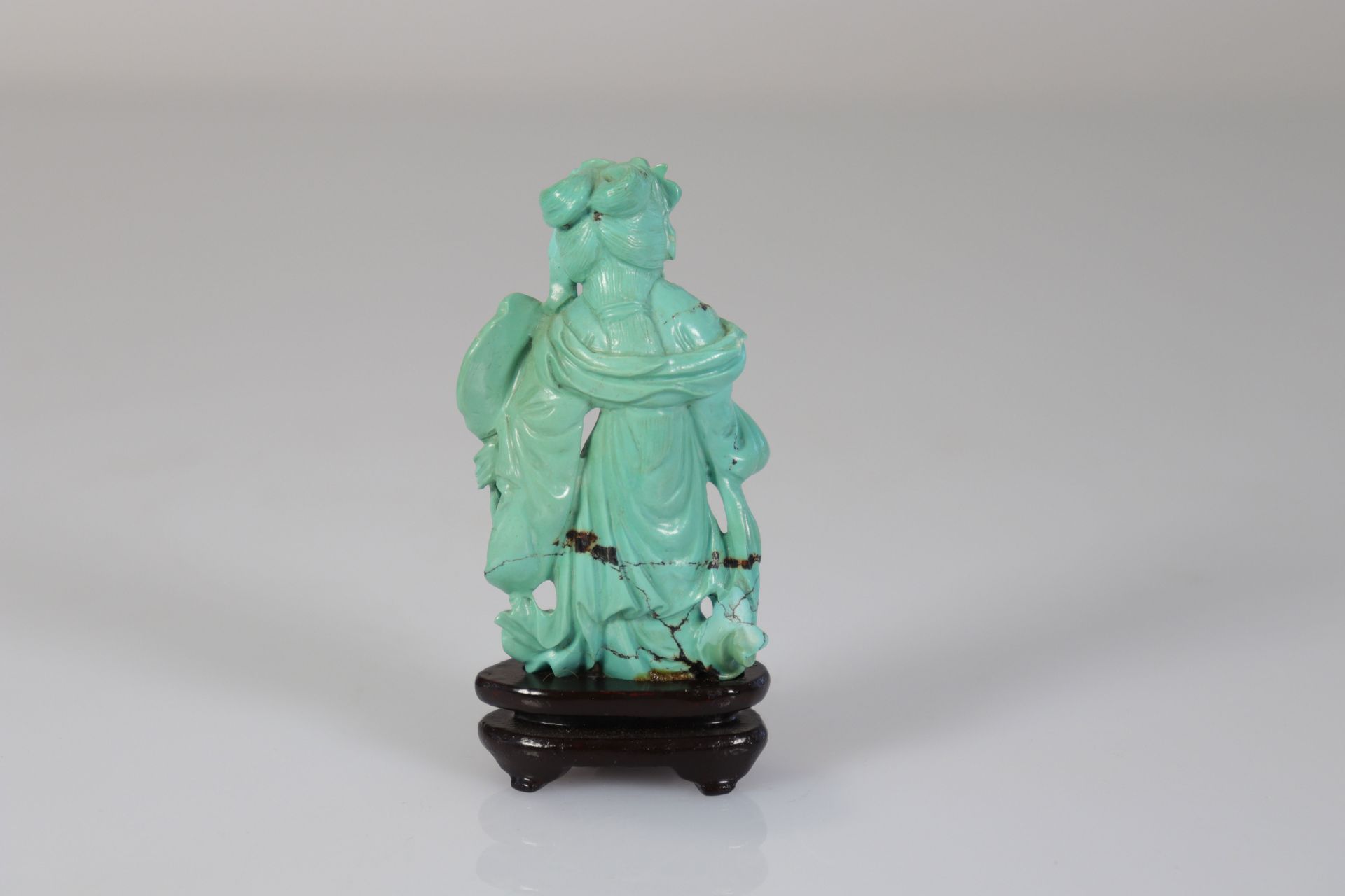 China 2 statues in turquoise - Bild 7 aus 7