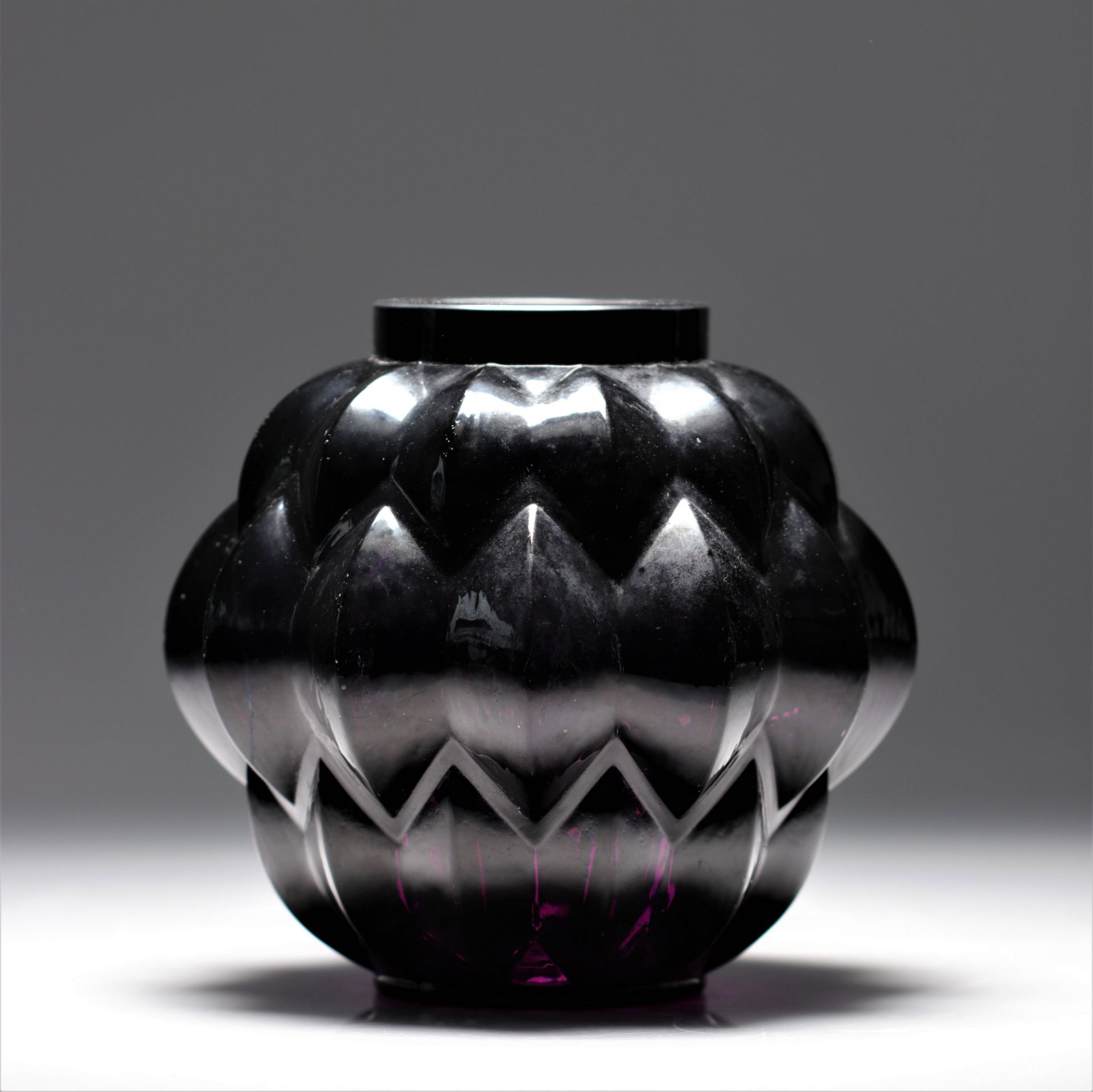 RenÃ© Lalique Nivernais colored vase - Bild 6 aus 6