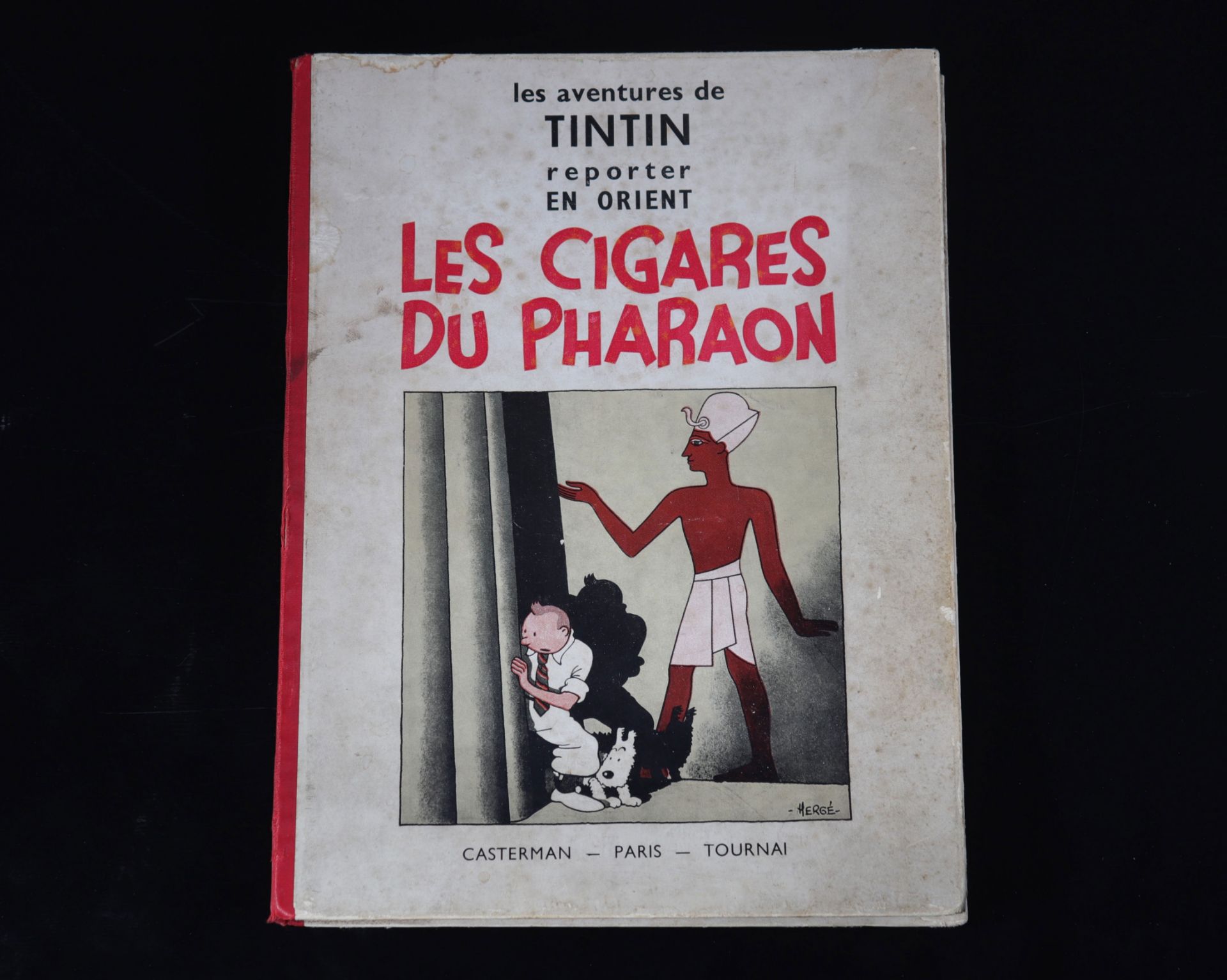 Tintin rare album first edition "cigars of the Pharaoh" from 1934