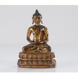 China Buddha in gilded bronze 16/17th