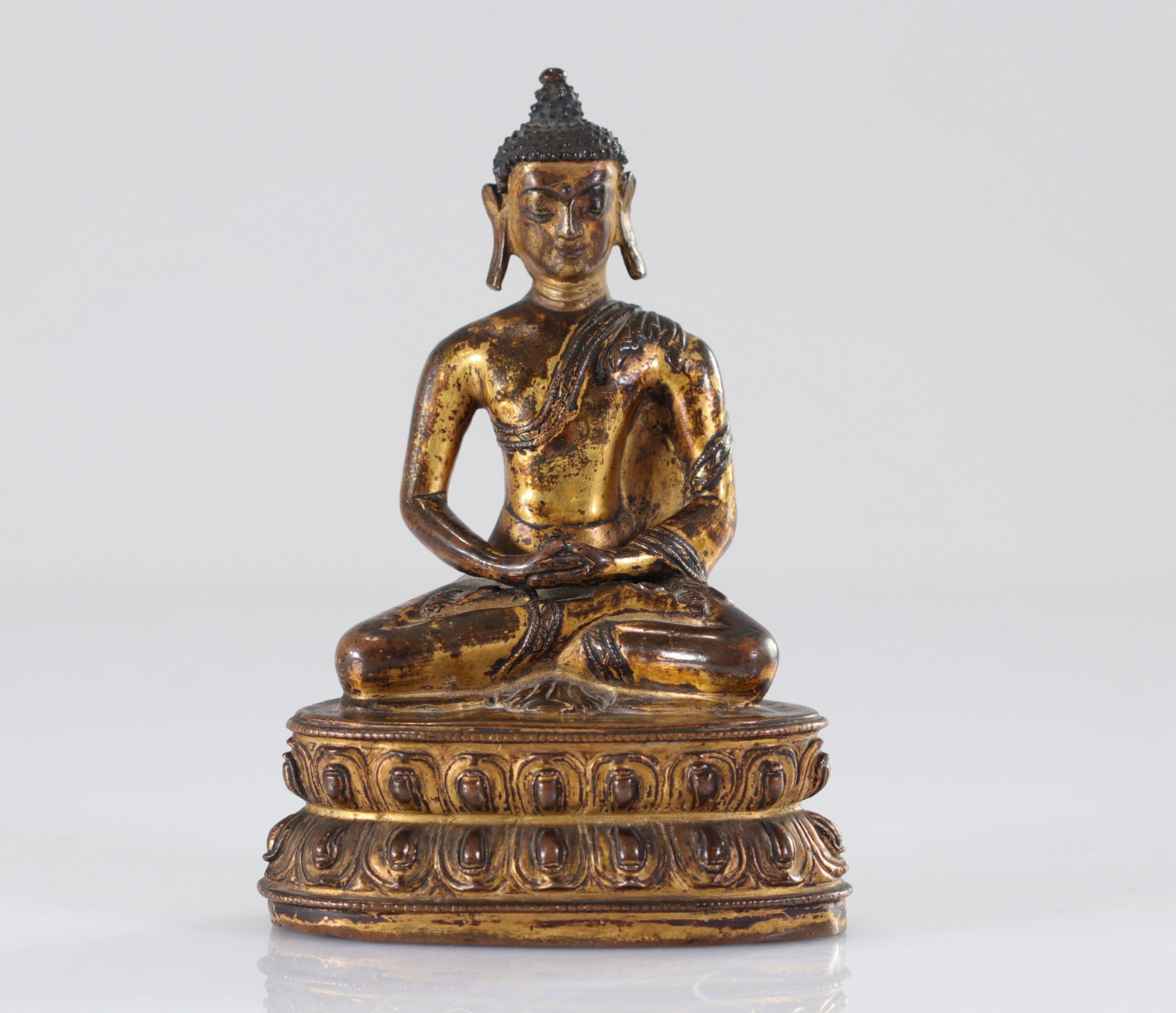 China Buddha in gilded bronze 16/17th