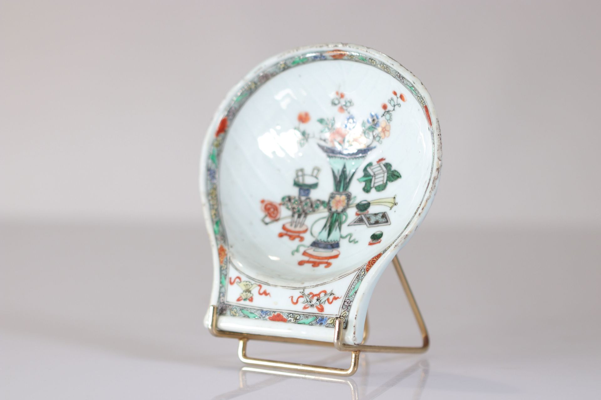 Qing dynasty famille verte porcelain finger wash - Bild 2 aus 3
