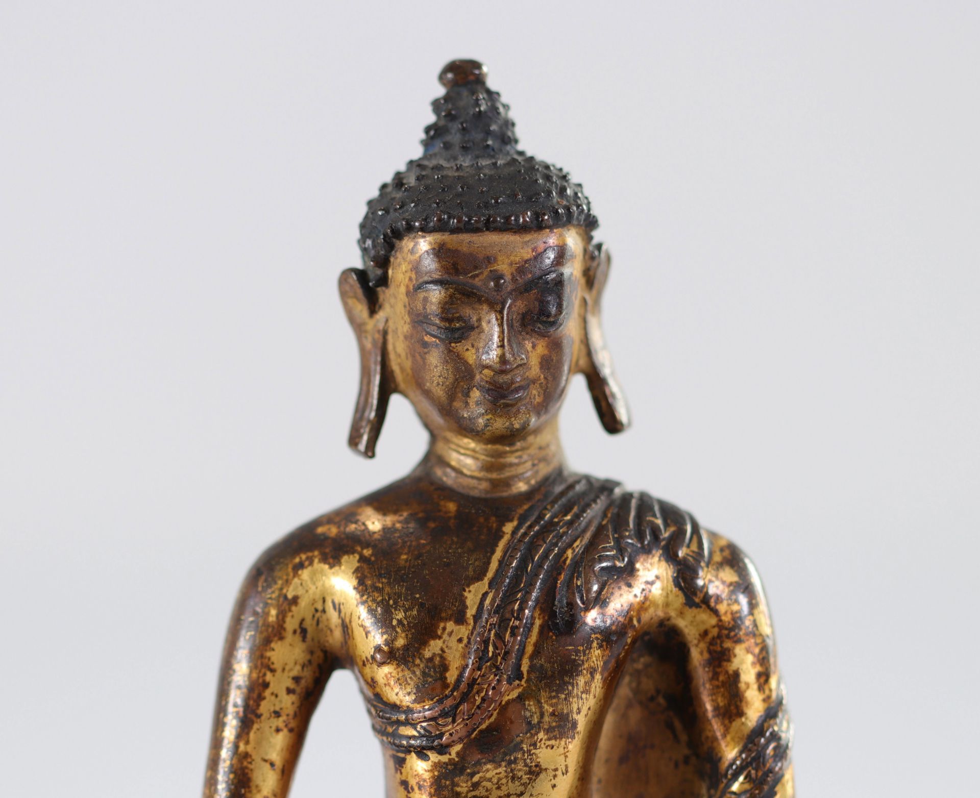 China Buddha in gilded bronze 16/17th - Bild 6 aus 6
