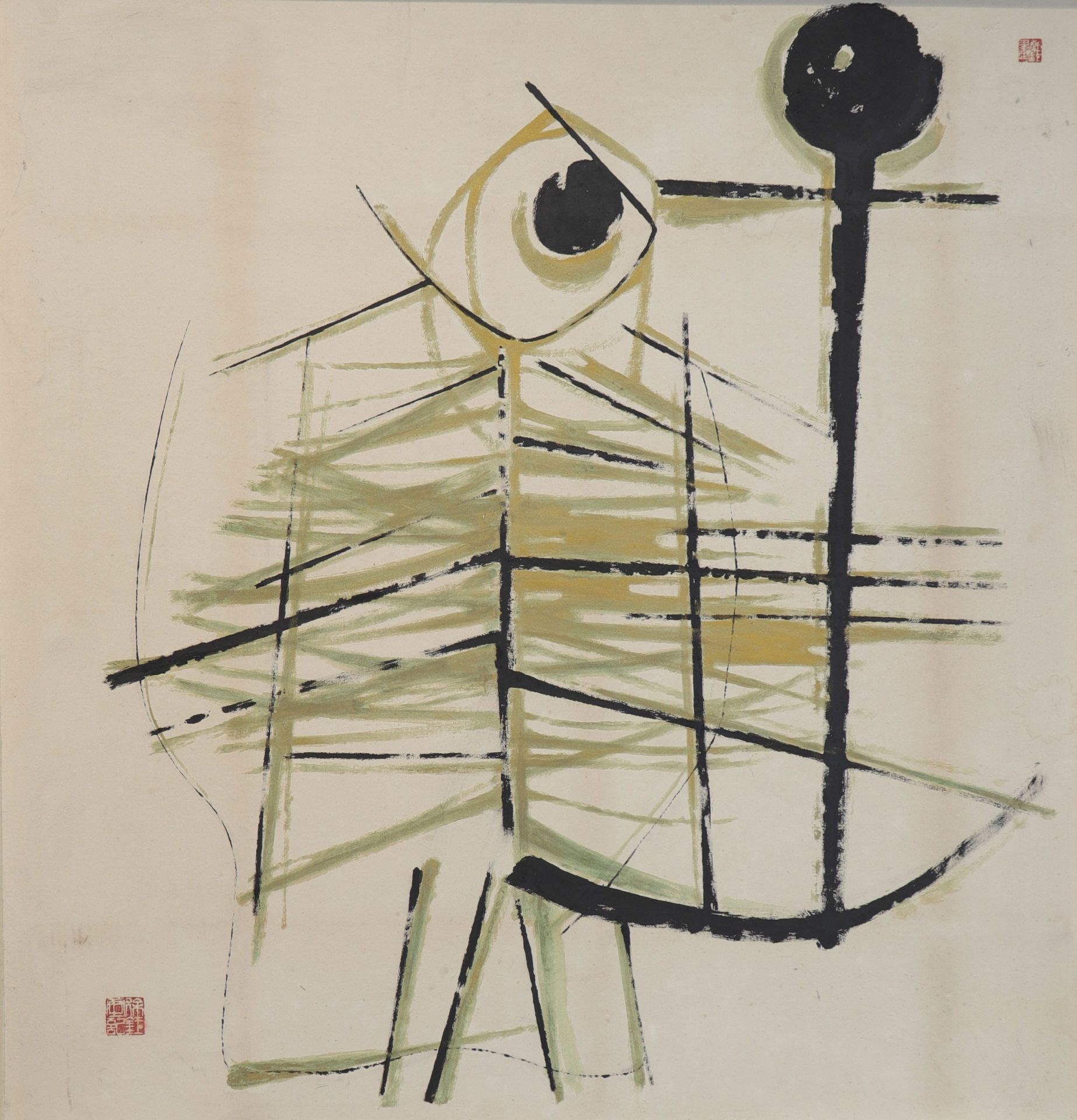 Se Ok SUH (1929-2020) watercolor on paper