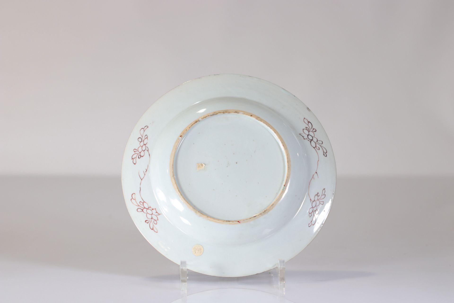 Series of 6 porcelain plates from the 18th century famille rose landscape decor - Bild 11 aus 13