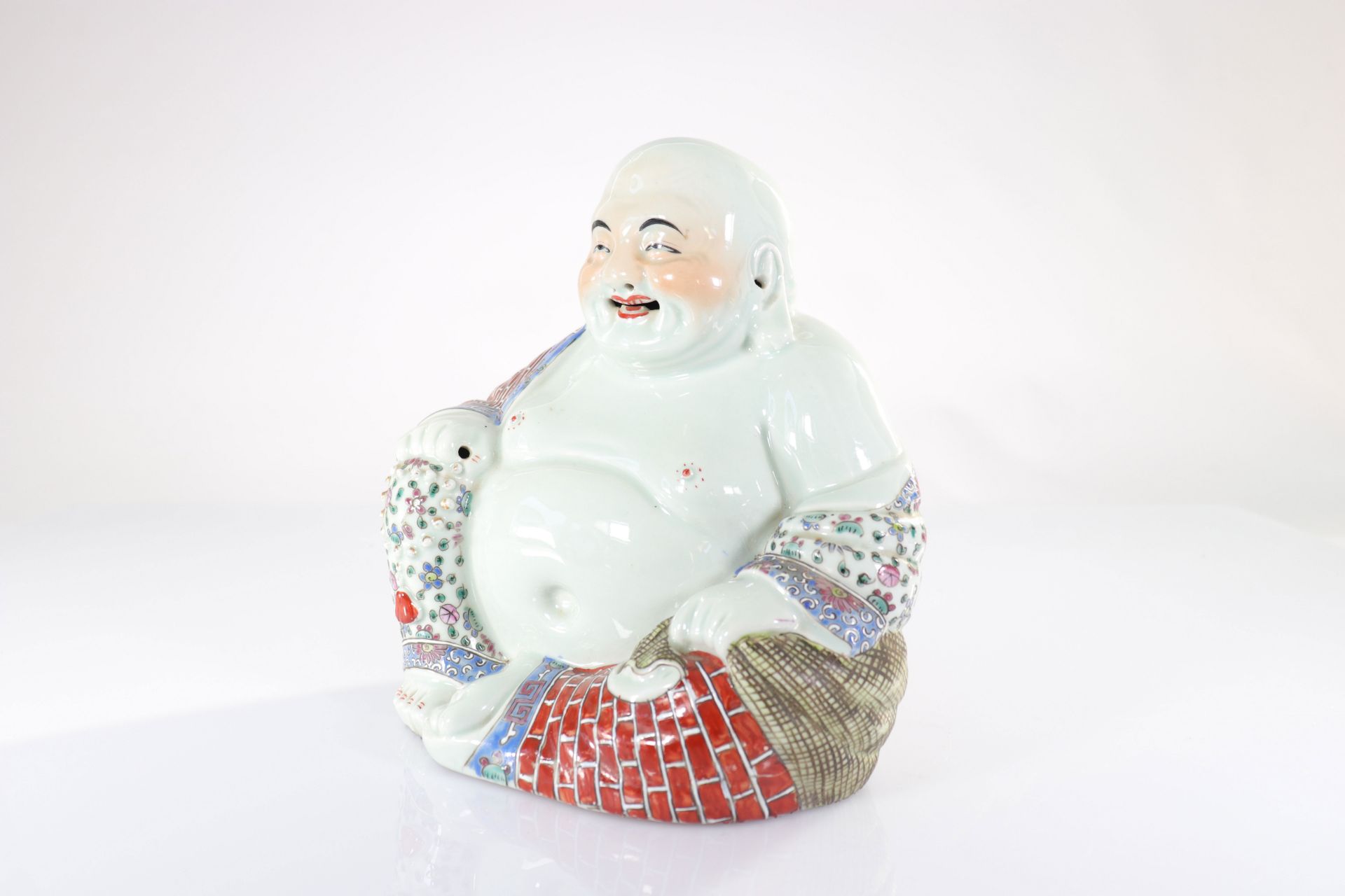 China - porcelain Buddha - 20th - Image 2 of 5