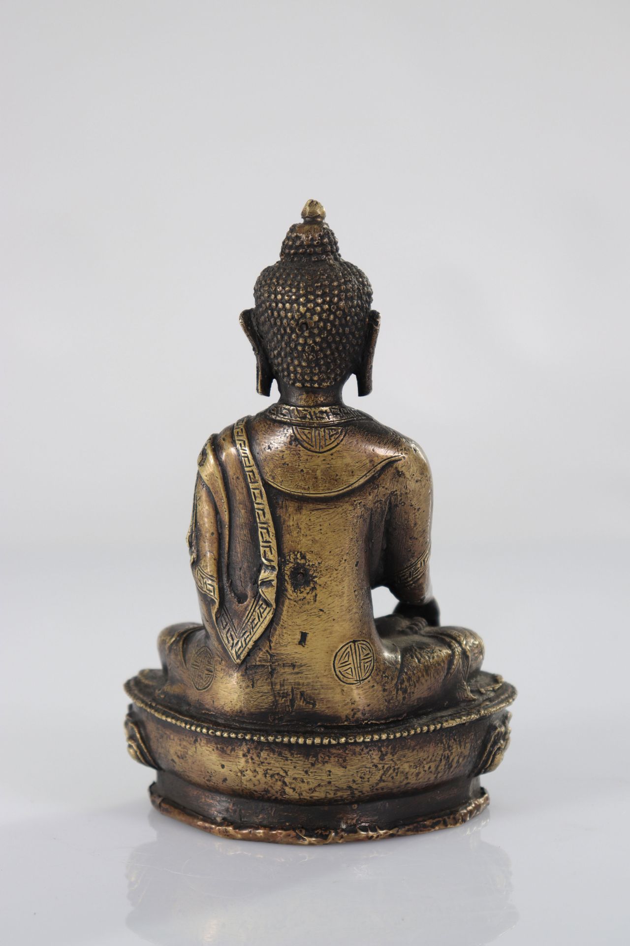 Asia - Bronze Buddha - 18th/19th? - Image 4 of 5