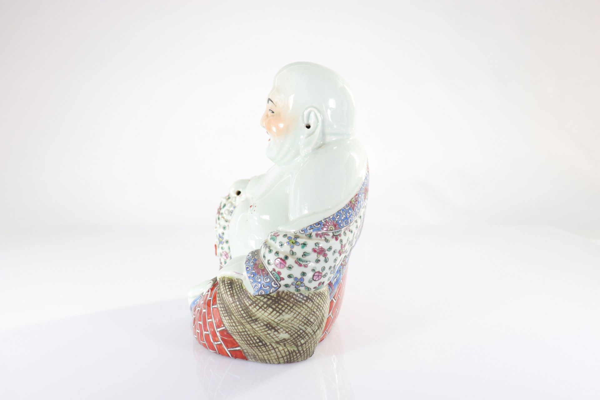 China - porcelain Buddha - 20th - Image 3 of 5