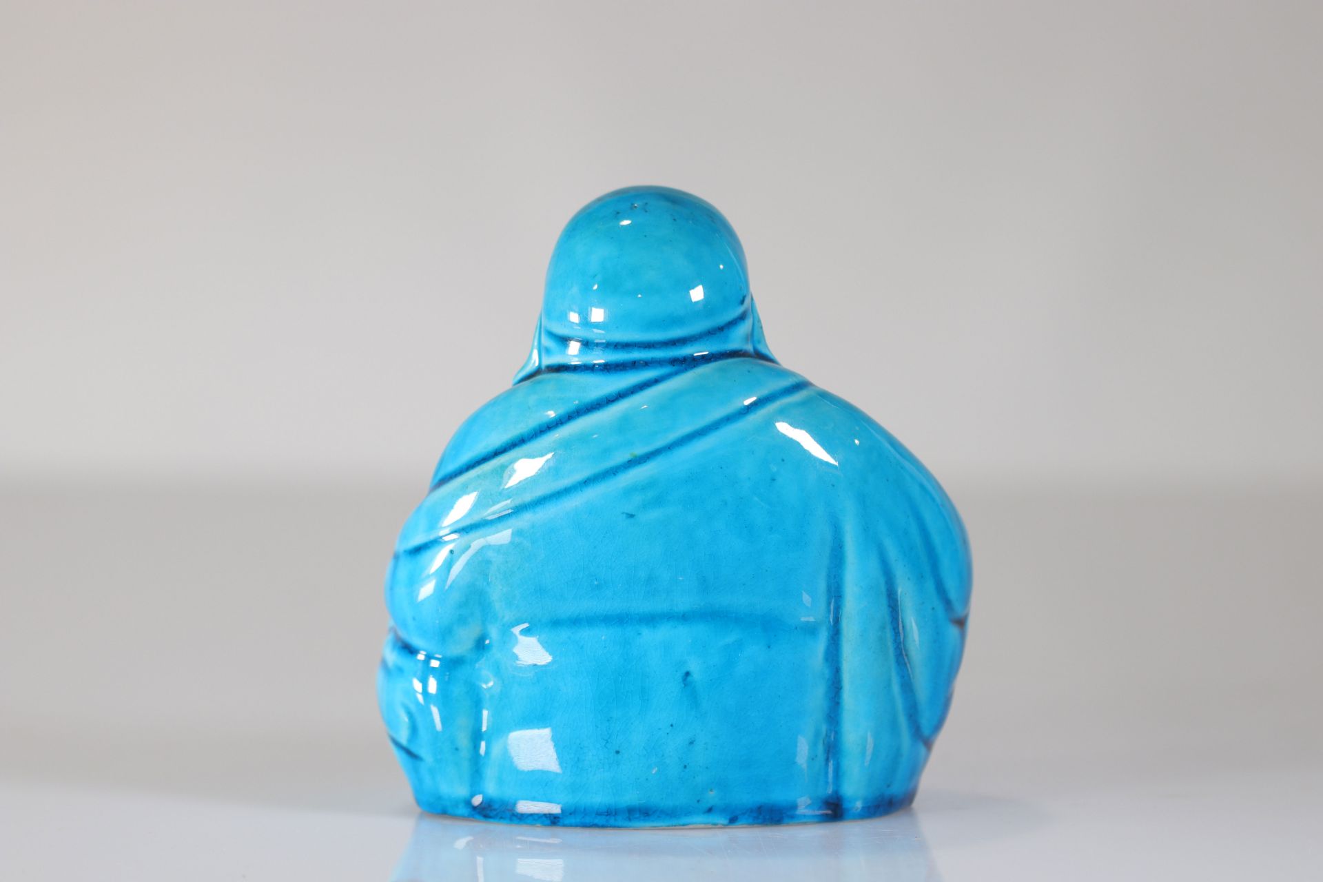 China blue porcelain Buddha - Bild 3 aus 4