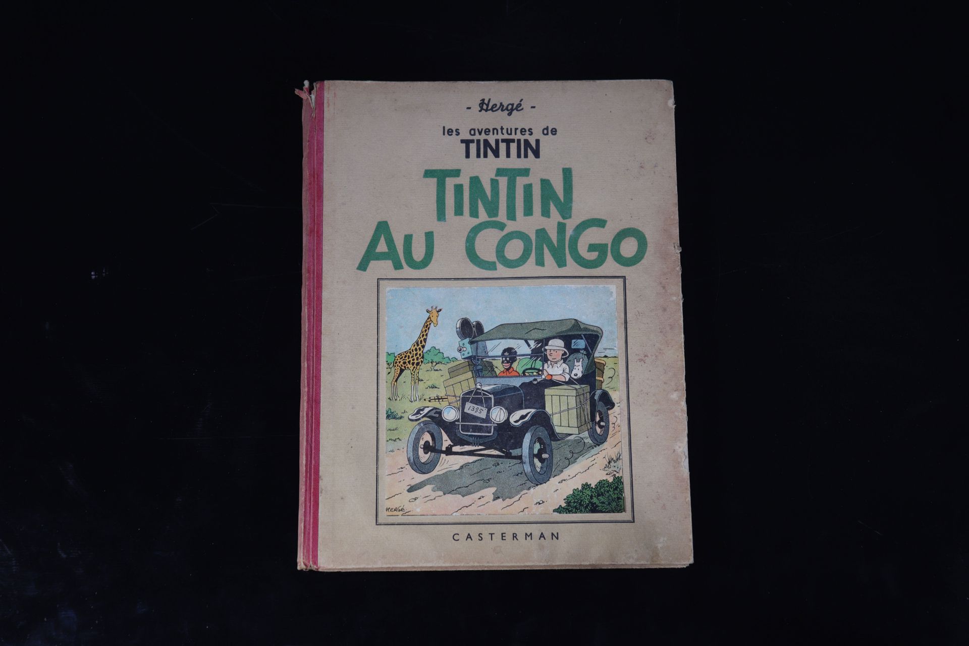 Tintin album reissue of 1941 "Tintin in the Congo"