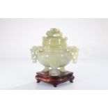 China - jade perfume burner - 20th