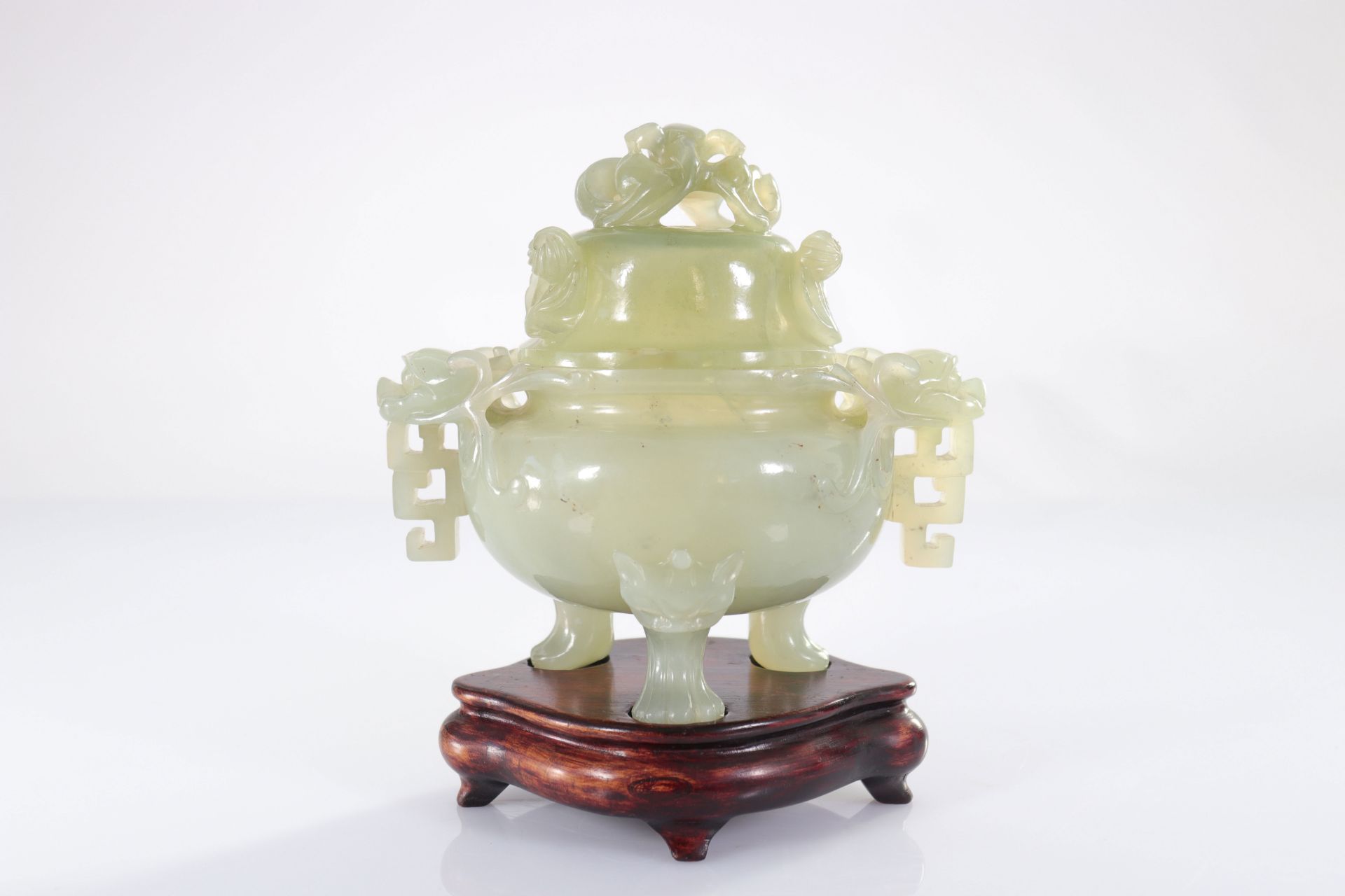 China - jade perfume burner - 20th