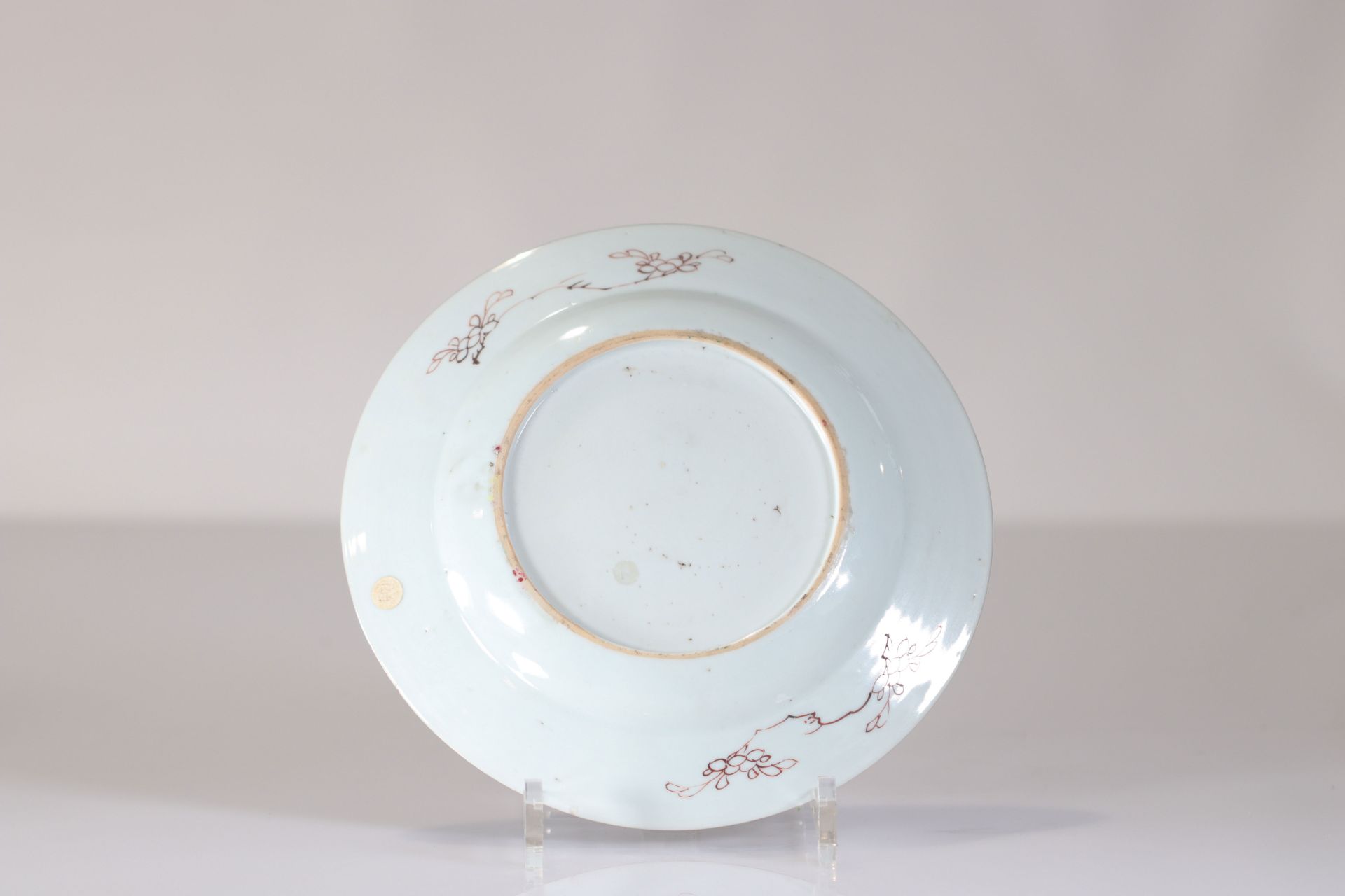 Series of 6 porcelain plates from the 18th century famille rose landscape decor - Bild 5 aus 13