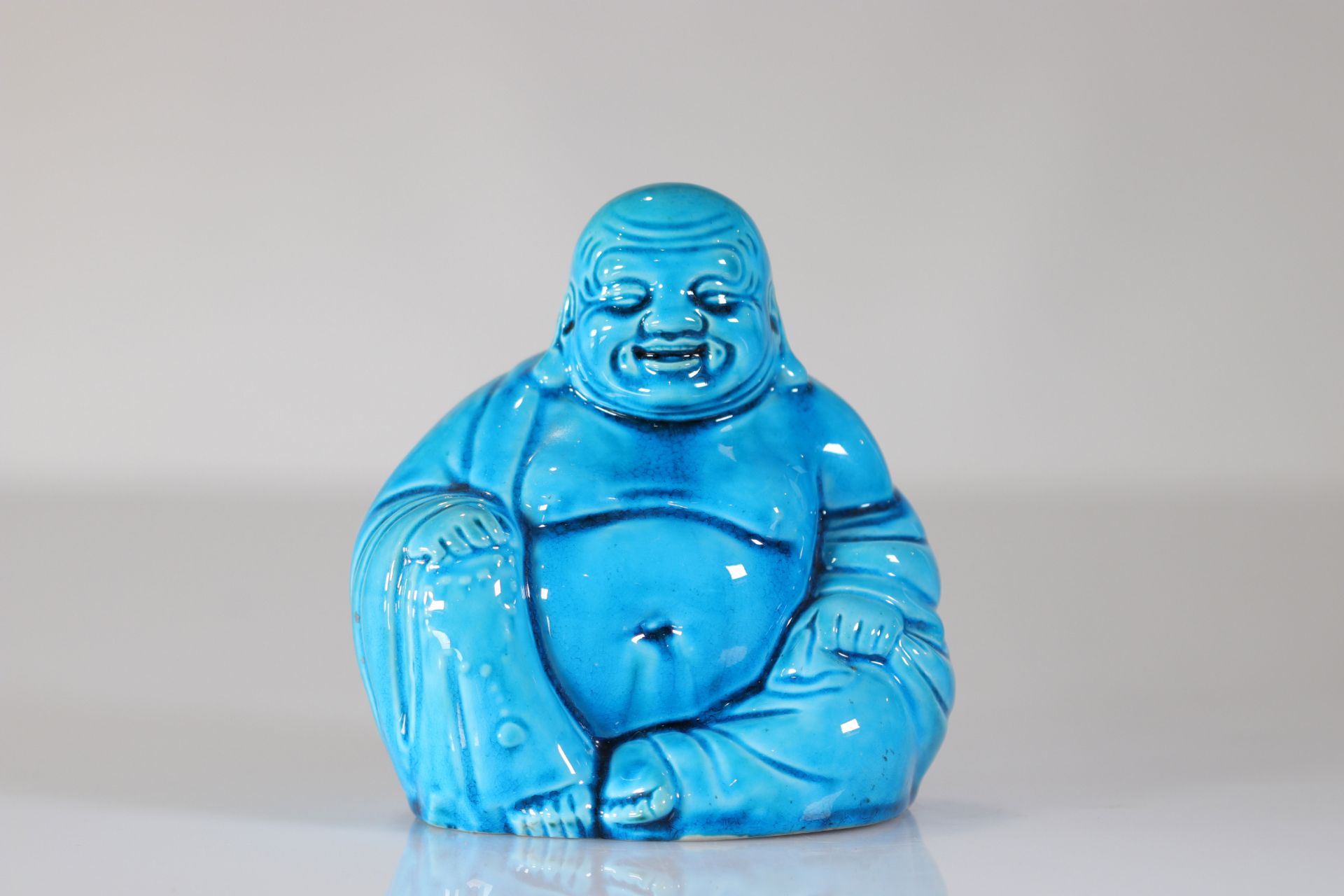 China blue porcelain Buddha