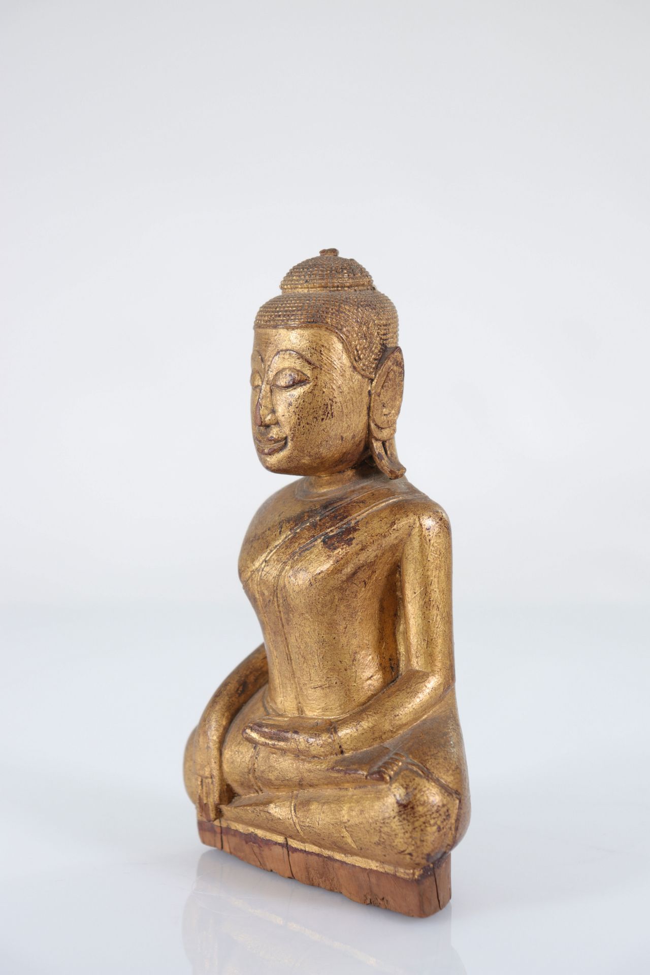 Thailand - wooden Buddha - 19th - Bild 2 aus 5