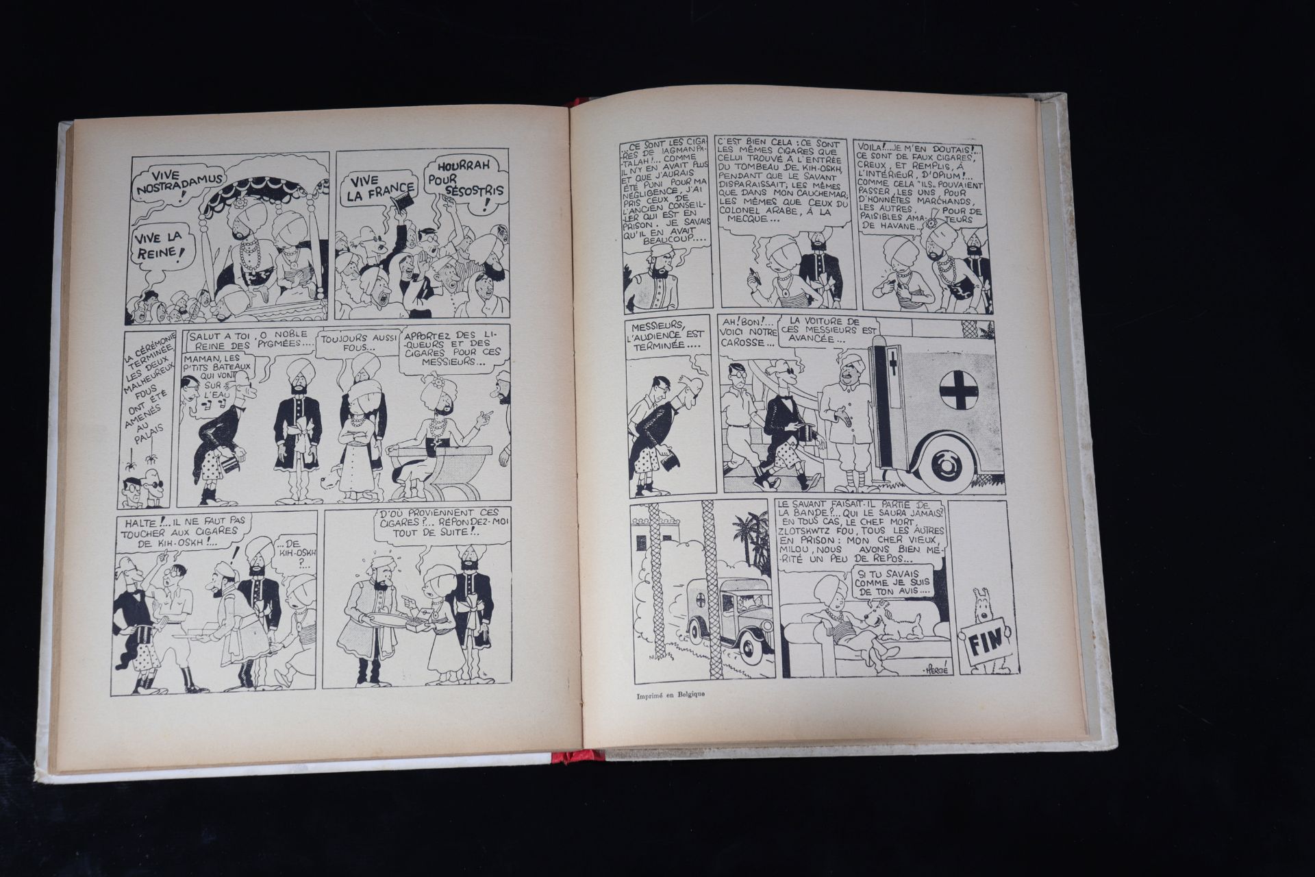 Tintin rare album first edition "cigars of the Pharaoh" from 1934 - Bild 7 aus 10