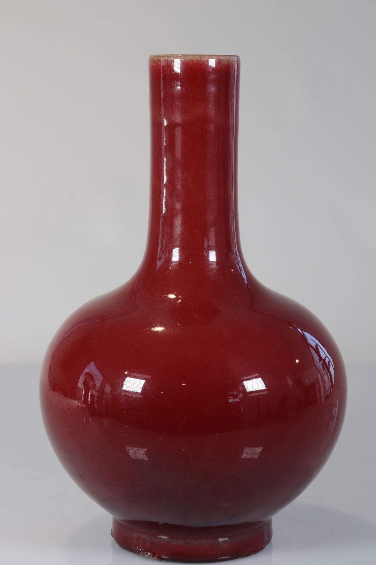 China oxblood vase 19th