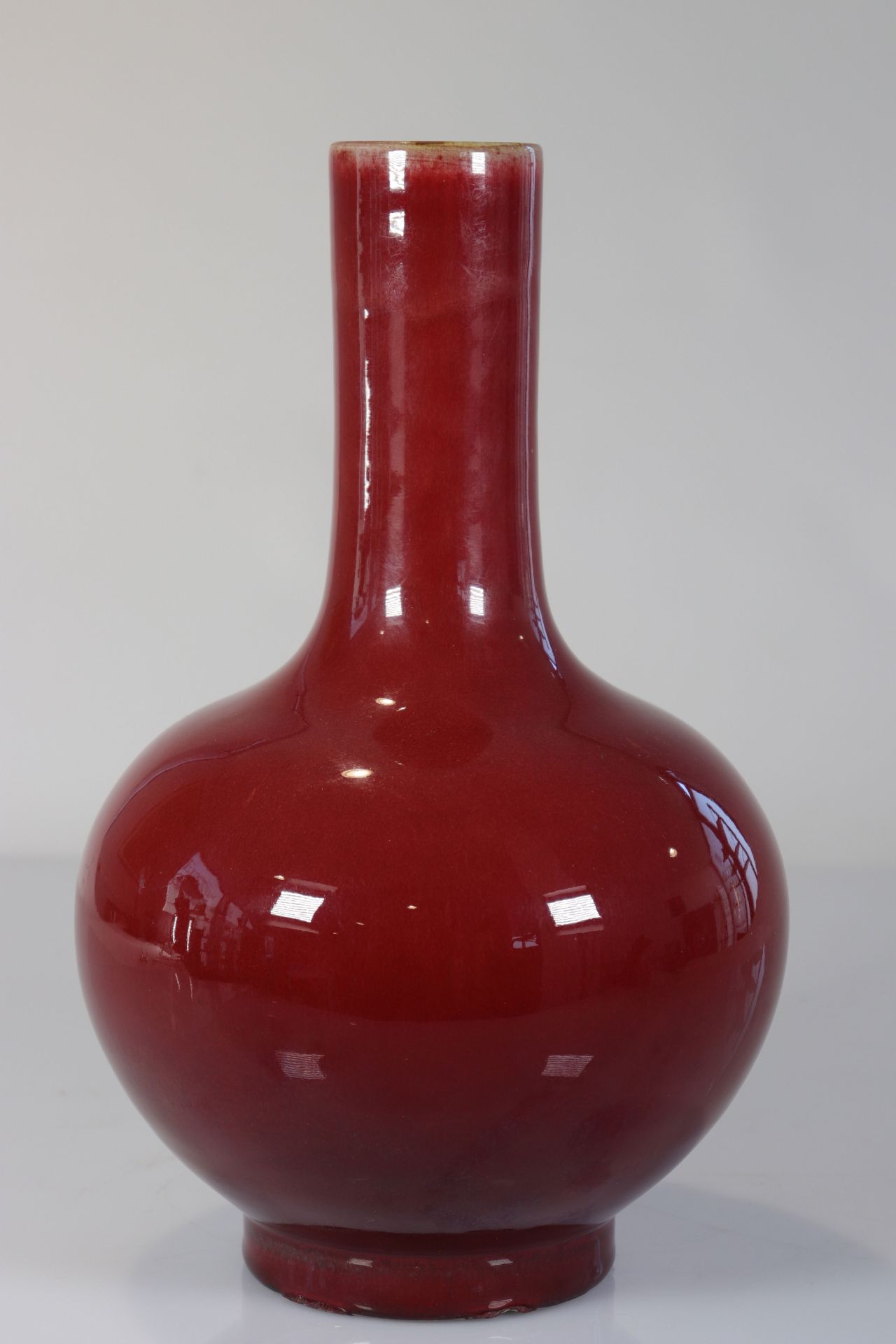 China oxblood vase 19th - Bild 2 aus 4