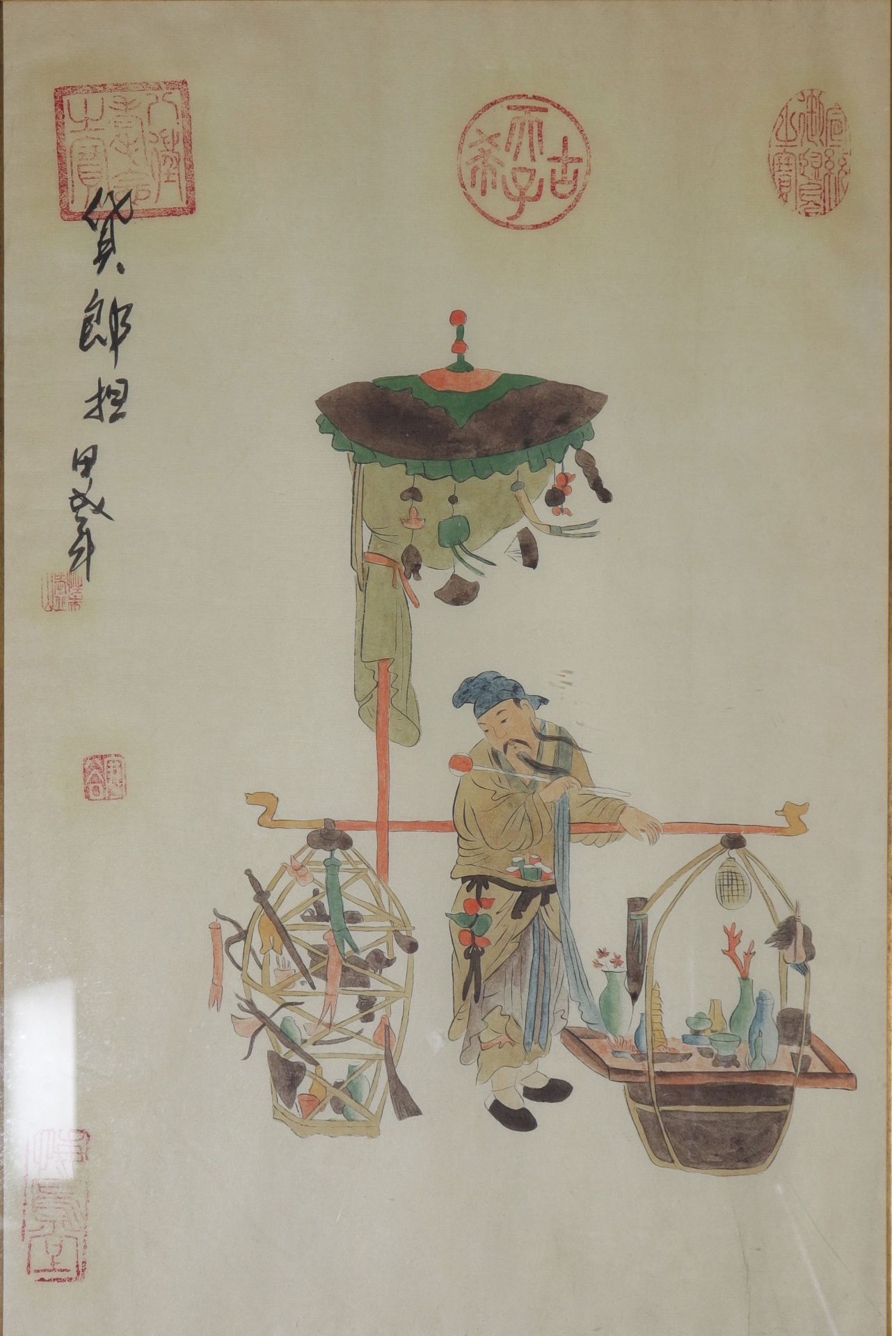 China drawing "the merchant"