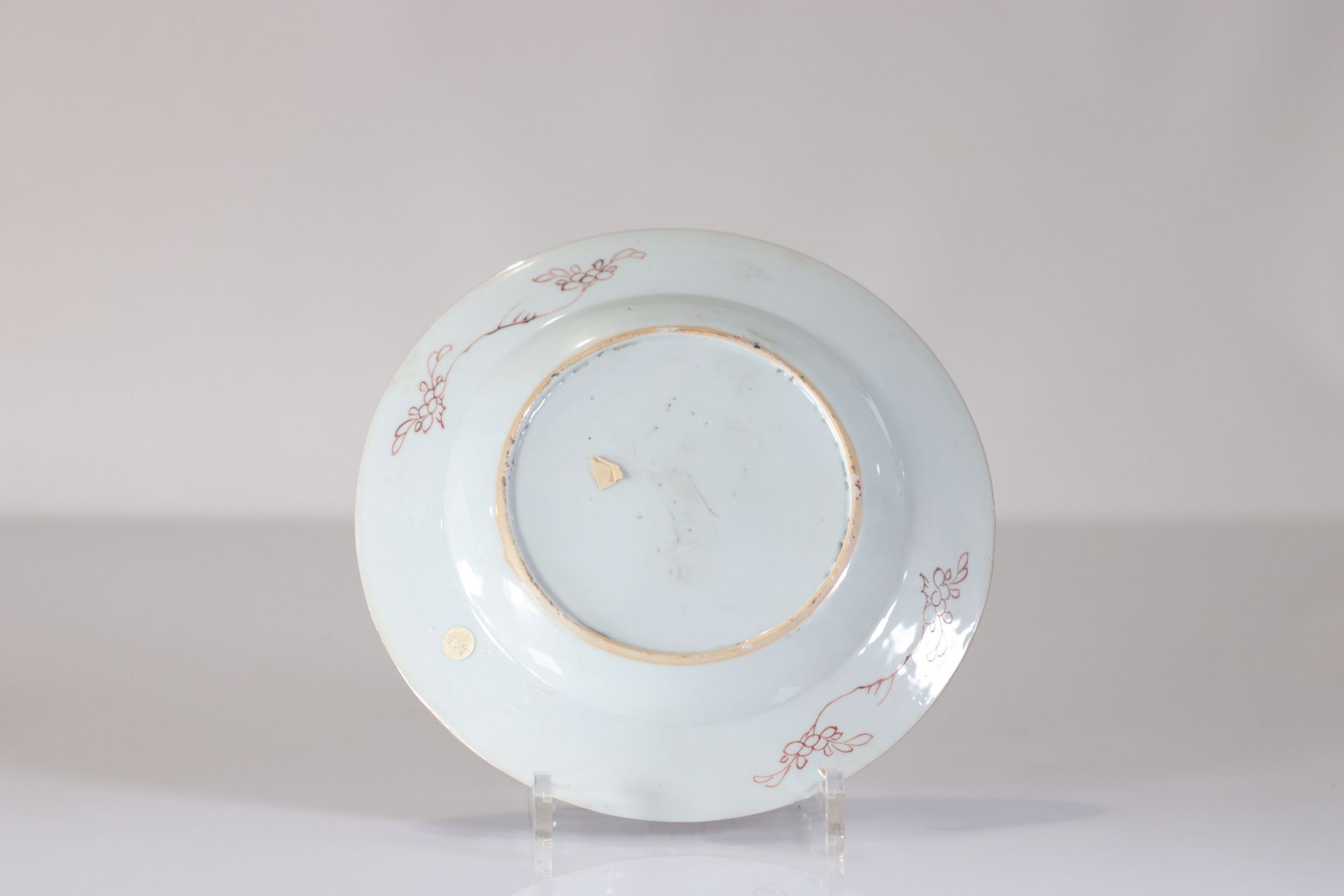 Series of 6 porcelain plates from the 18th century famille rose landscape decor - Bild 9 aus 13