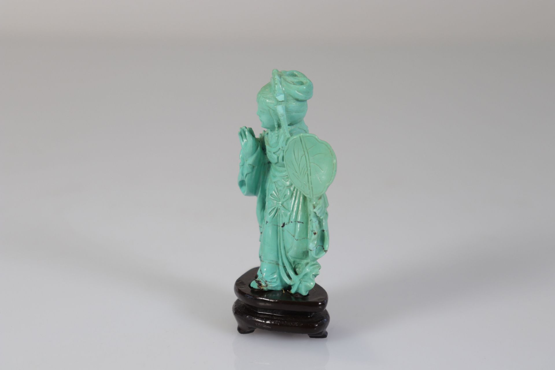 China 2 statues in turquoise - Bild 6 aus 7