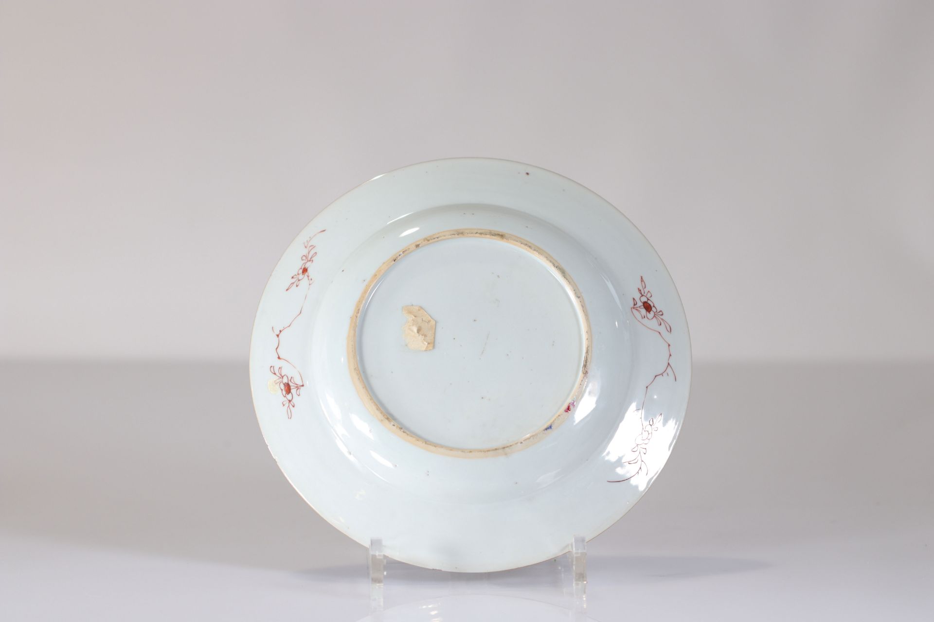 Series of 6 porcelain plates from the 18th century famille rose landscape decor - Bild 7 aus 13
