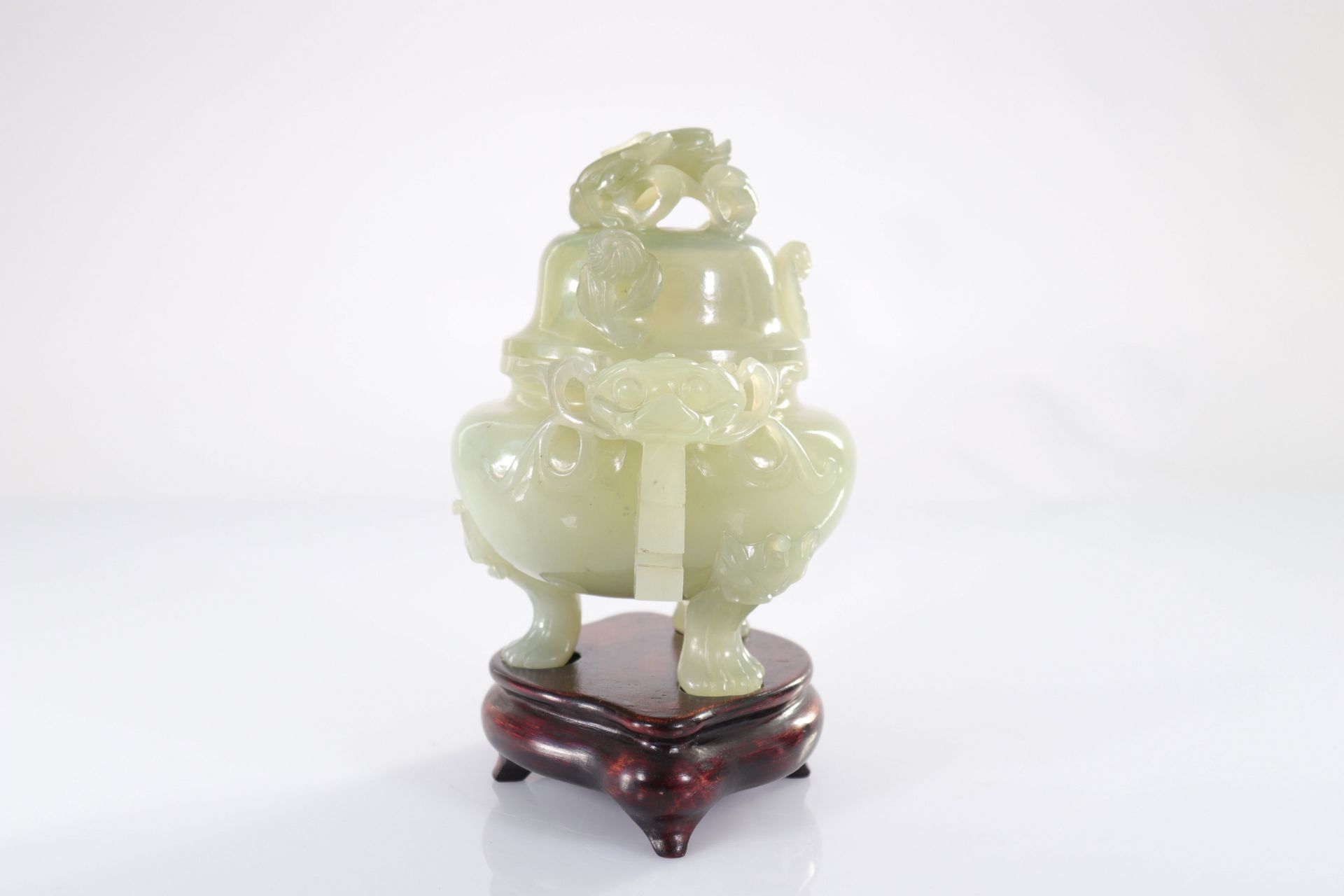 China - jade perfume burner - 20th - Bild 3 aus 5