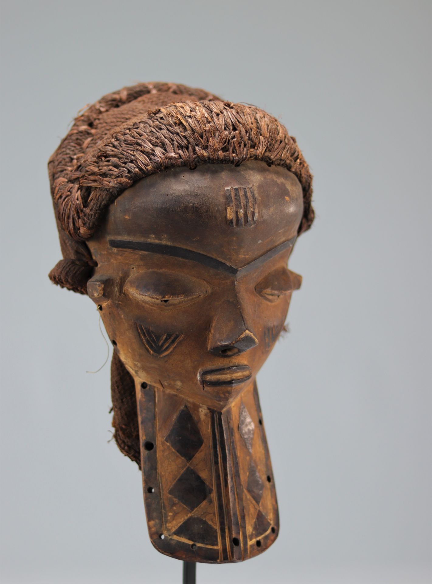 Carved wooden Pende mask