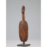 Oceania object carved with a head