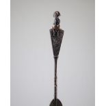 Luba scepter surmounted by a figure