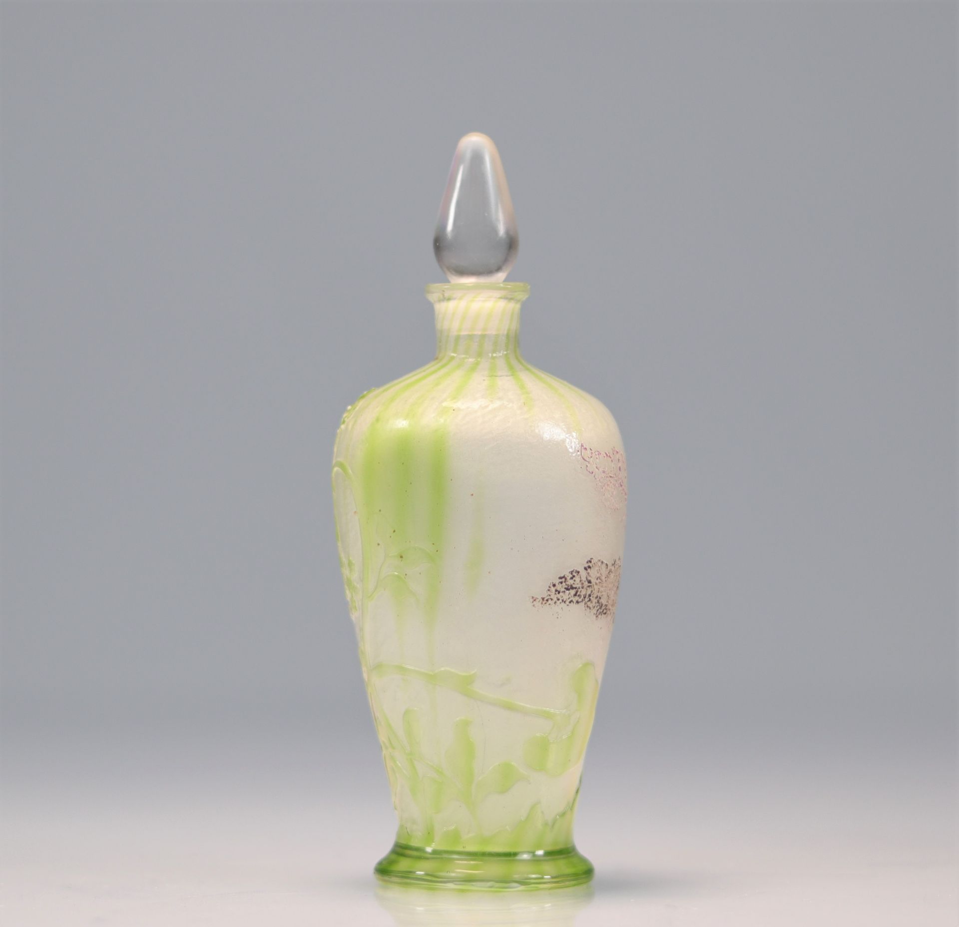 Emile Galle bottle decorated with flowers - Bild 6 aus 7