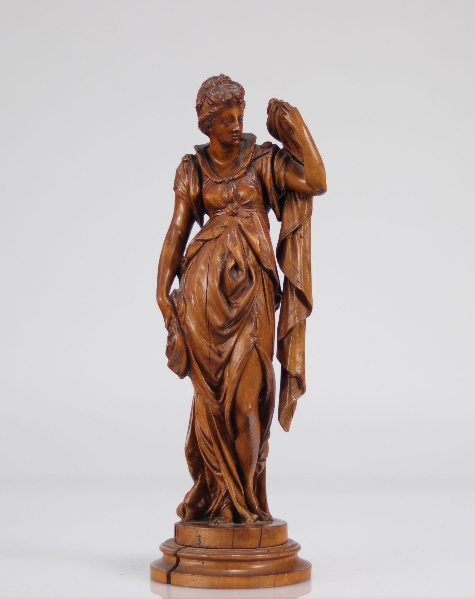 Beautiful boxwood sculpture "young woman" - Bild 4 aus 4