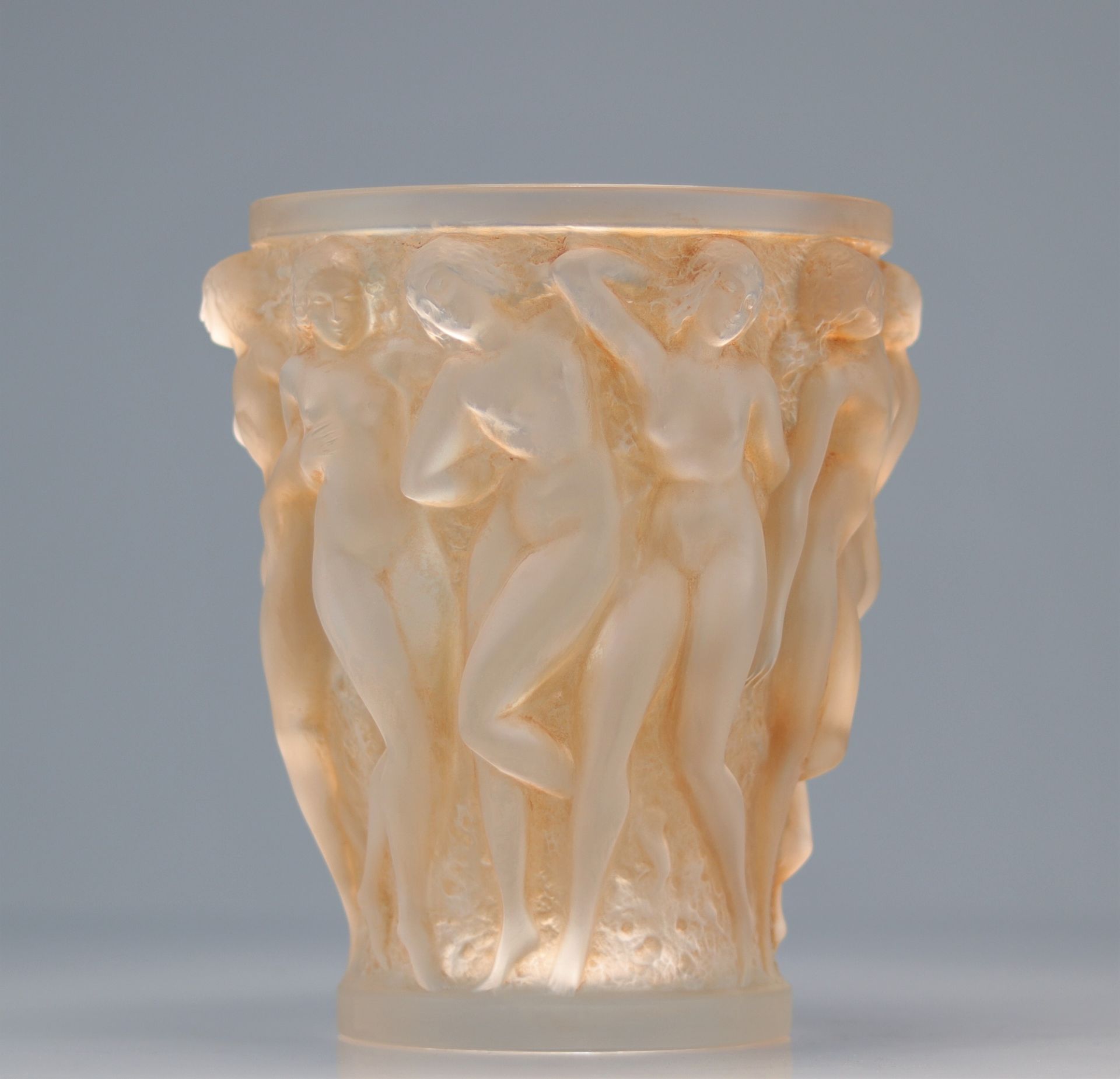 Rene LALIQUE (1860-1945) "â€…Bacchantesâ€…" patinated vase - Bild 6 aus 8