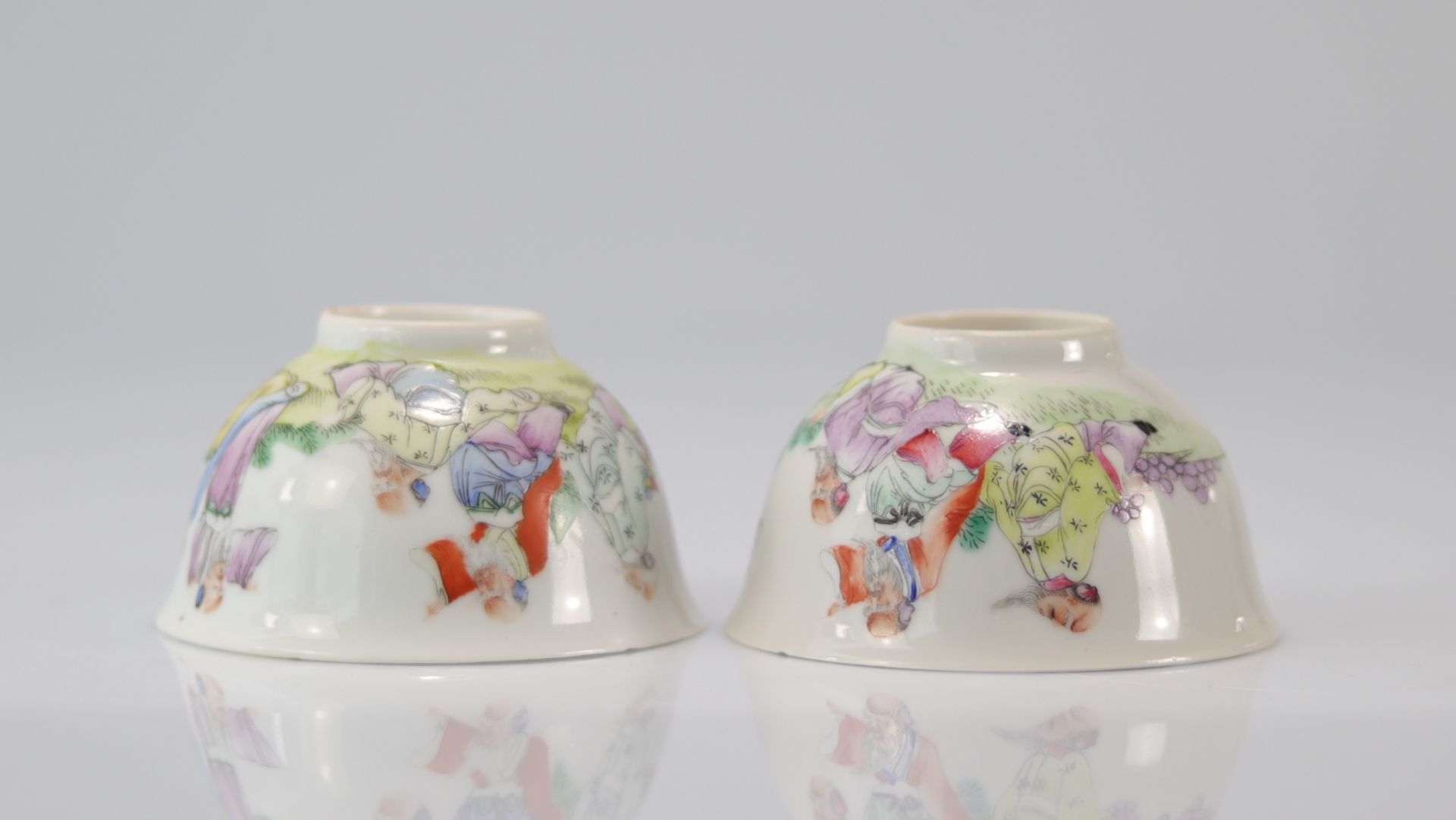 China - pair of tea cups with lid - early 20th century - Bild 6 aus 10