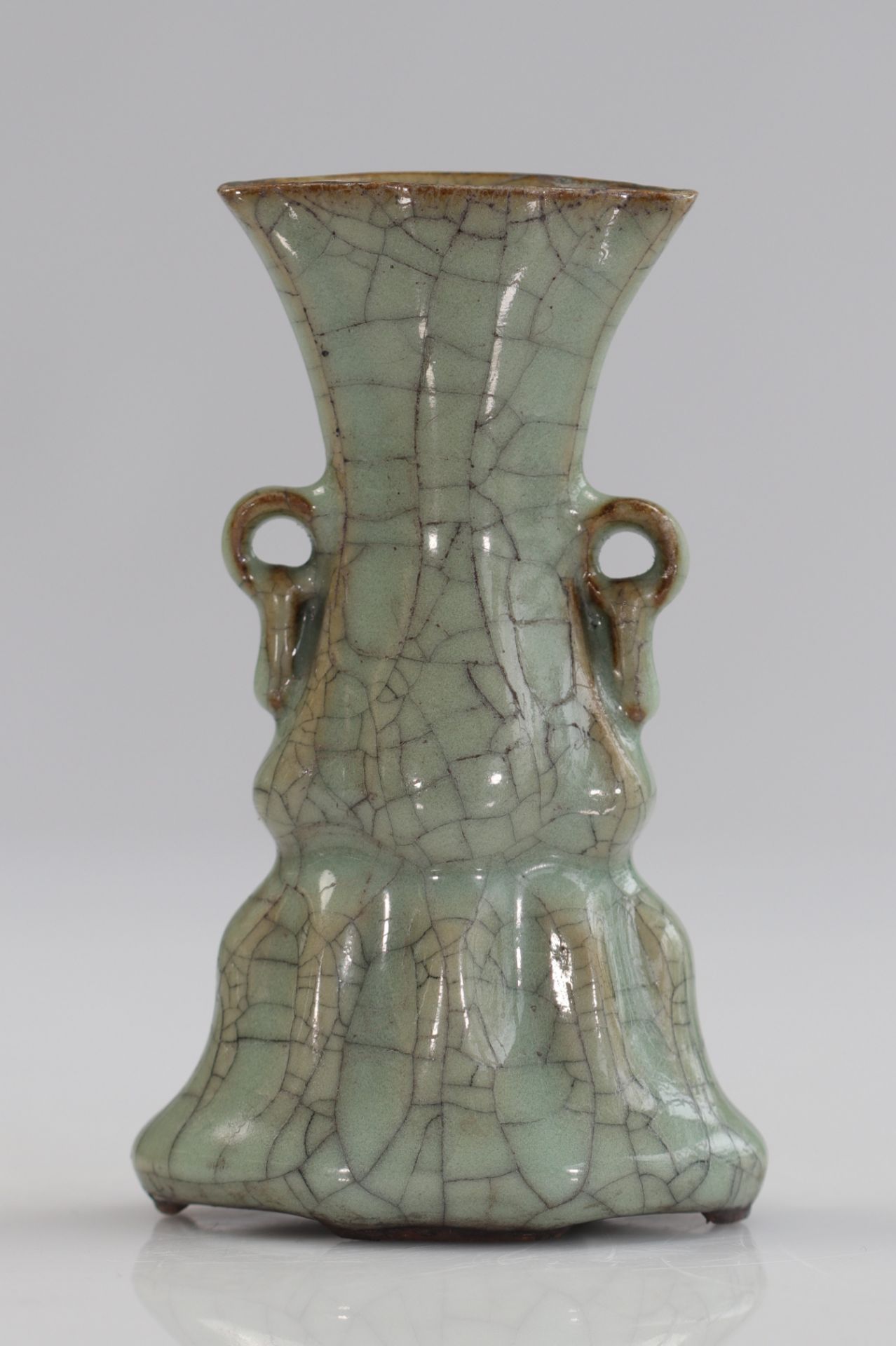 China Celadon vase, Qing period or earlier - Bild 2 aus 5